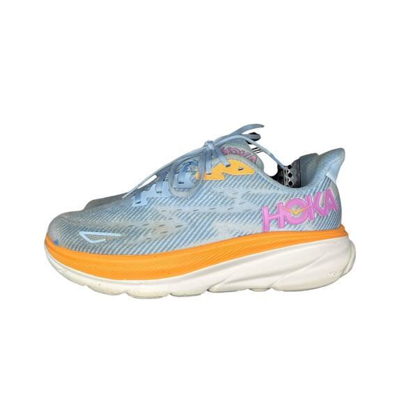 Hoka One One Shoes - ***SOLD*** Hoka One One Clifton 9 Running Shoes Trainers Size 9.5 Blue